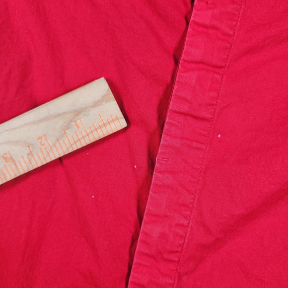 Puma Shirt Mens XL Red Ferrari Corse Clienti Red Short Sleeve Button Up - Picture 4 of 15